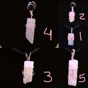 ROSE QUARTZ CRYSTALS